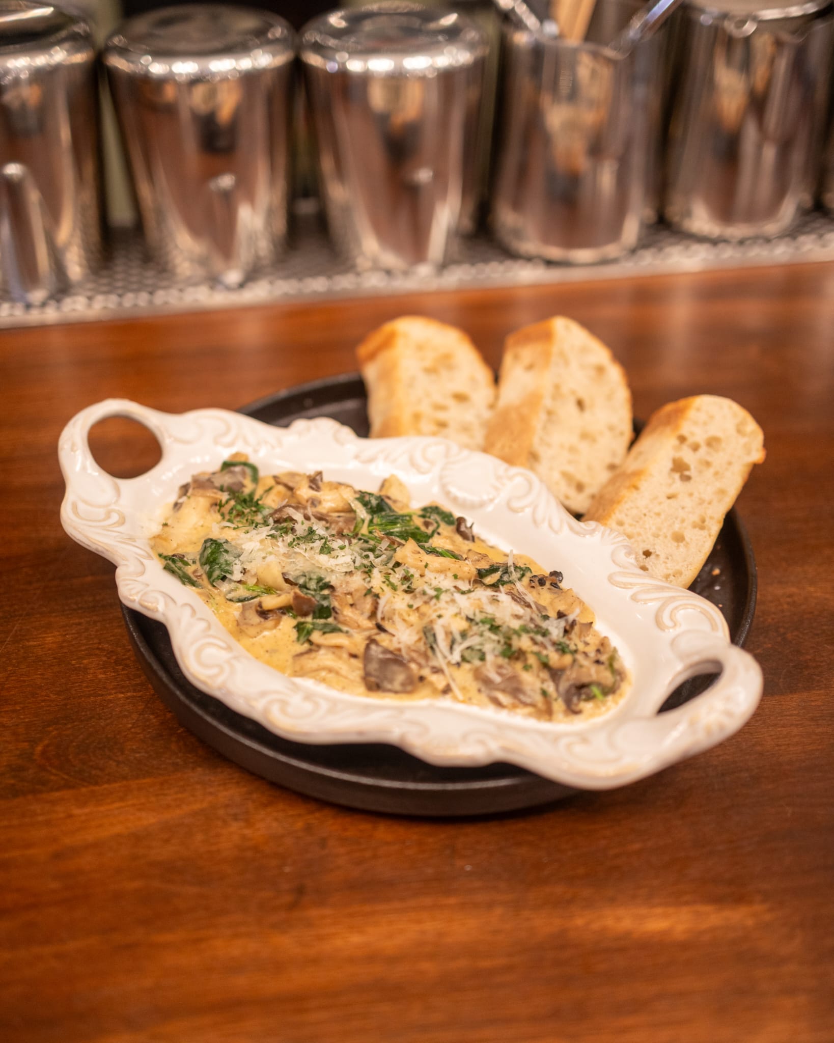 Truffle Cream Oyster Mushrooms